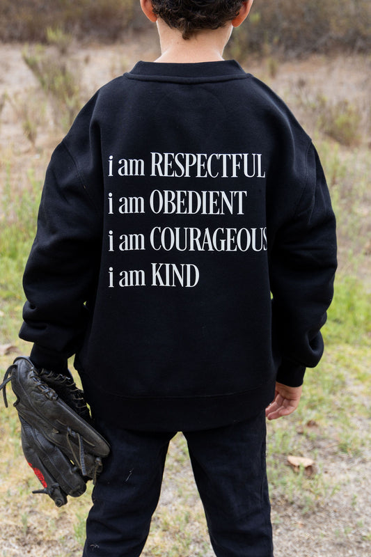 ROCK Values Kid's Sweatshirt - Black