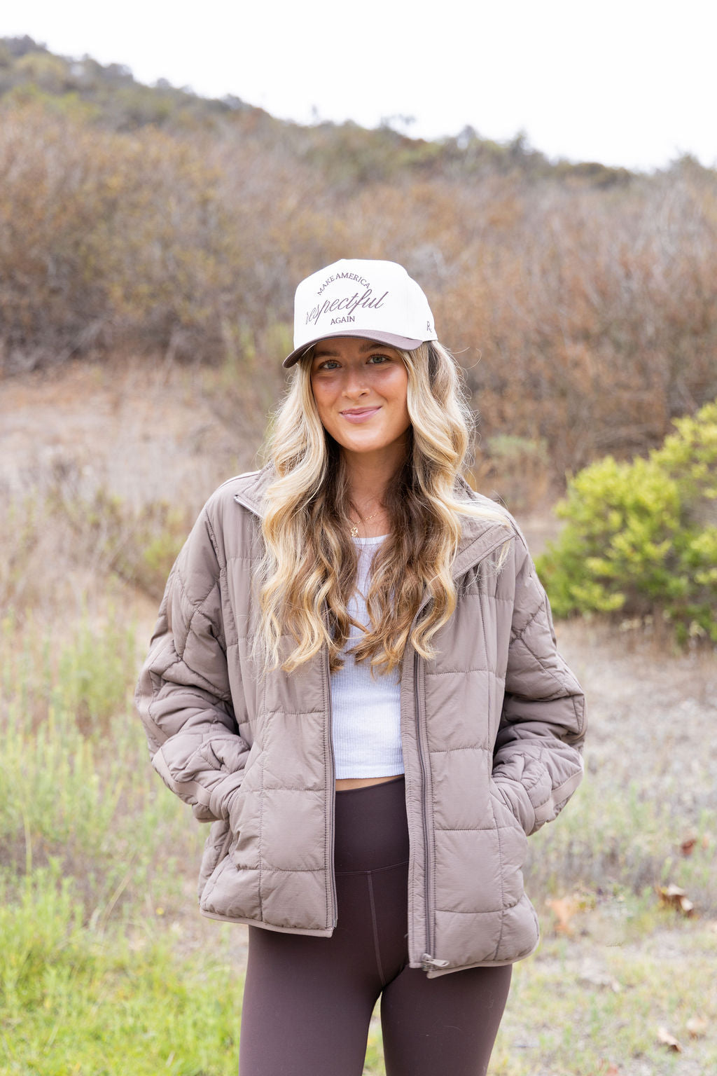 Make America Respectful Again Hat - Brown