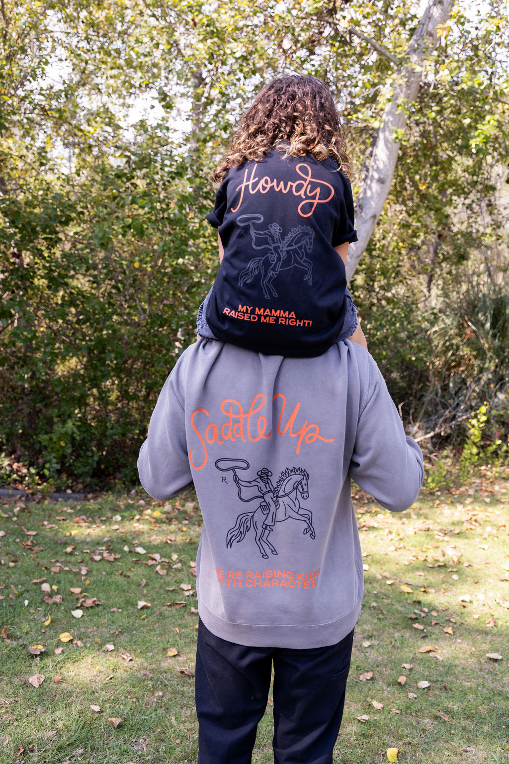 Saddle Up Sweatshirt - Washed Gray