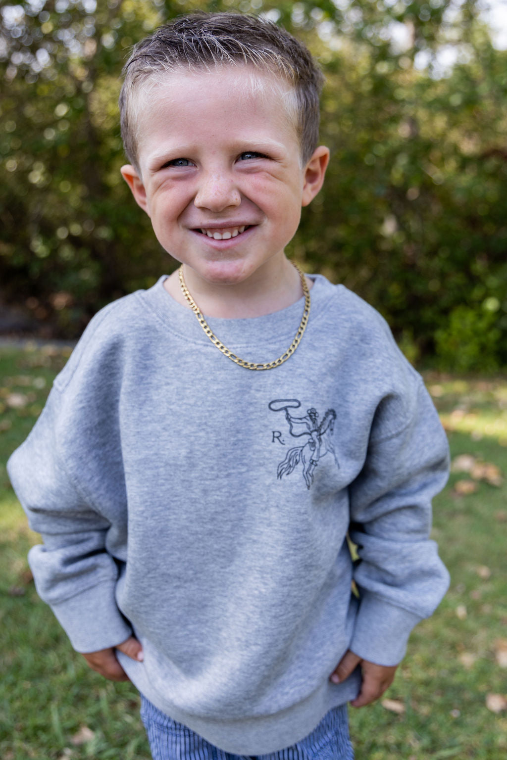 Howdy Kids Sweatshirt Heather