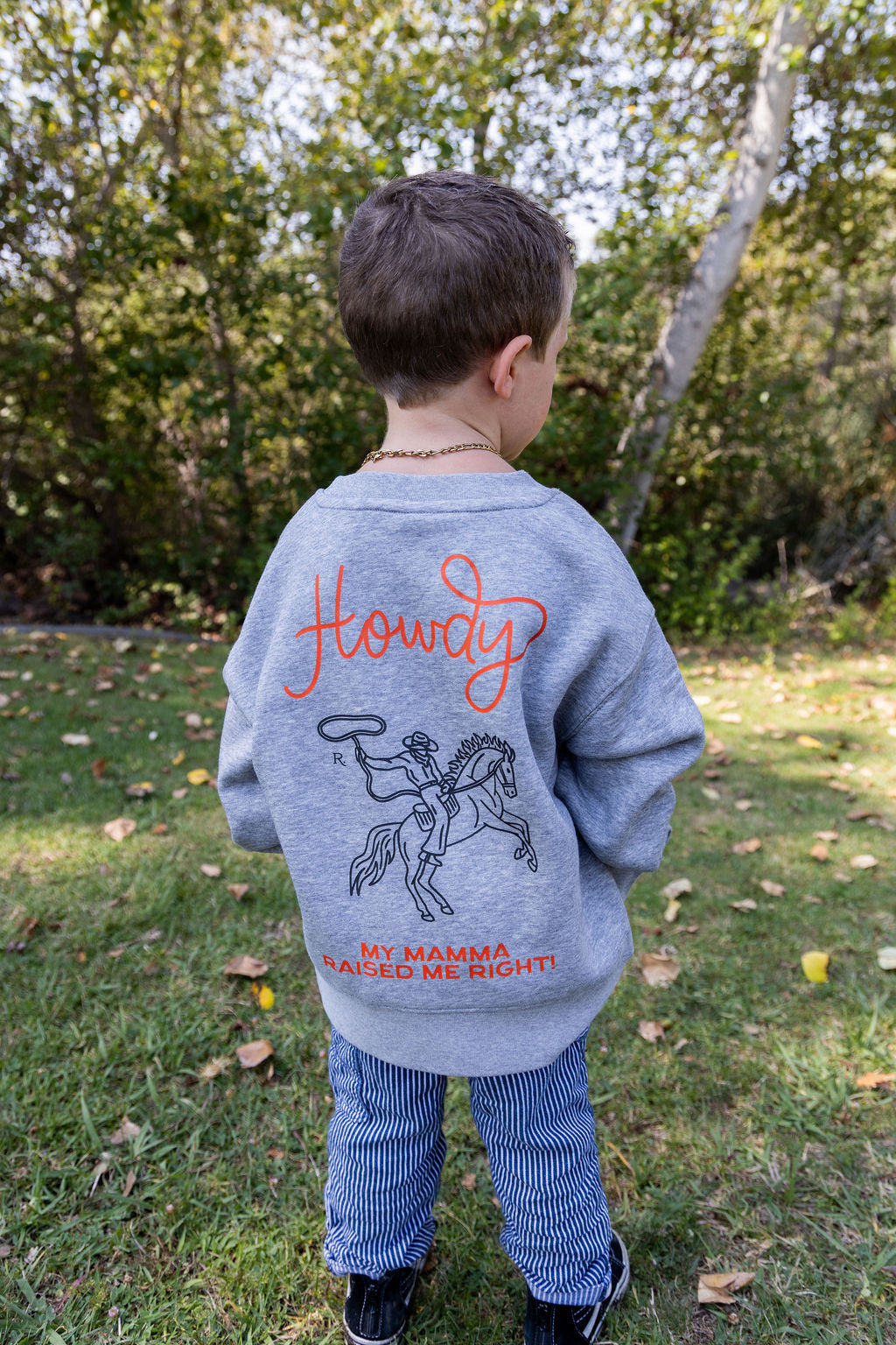 Howdy Kids Sweatshirt Heather