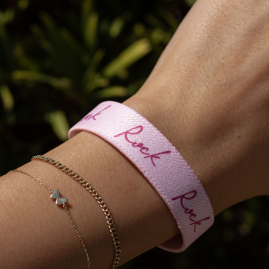 ROCK Elastic Bracelet - Pink